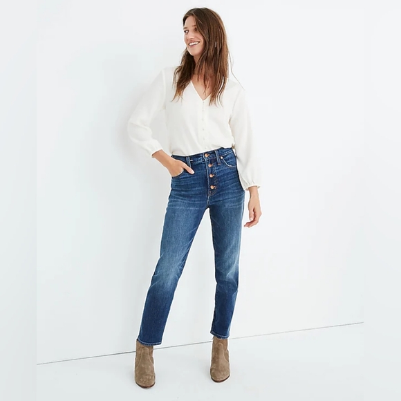 Madewell The Perfect Vintage Crop Jeans - Picture 3 of 8